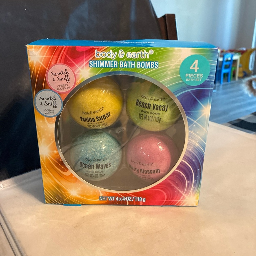 Shimmer Bath Bombs Set - Multicolor